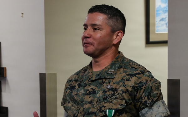 Capt. Shoenfeld Navy and Marine Corps Commendation Medal Presentation and Going Away Ceremony