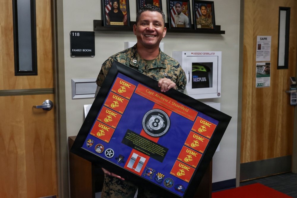 Capt. Shoenfeld Navy and Marine Corps Commendation Medal Presentation and Going Away Ceremony