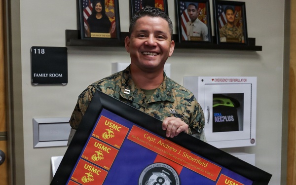 Capt. Shoenfeld Navy and Marine Corps Commendation Medal Presentation and Going Away Ceremony