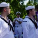 Sailors from Naval Weapons Station Yorktown march in annual 4th of July Parade