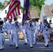 Sailors from Naval Weapons Station Yorktown march in annual 4th of July Parade