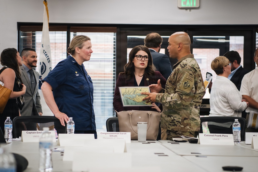 Rep. Sarah Elfreth, USACE leadership meet with stakeholders ahead of Coast Guard Yard recapitalization efforts