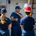US Coast Guard damage control specialists instruct next generation of leaders