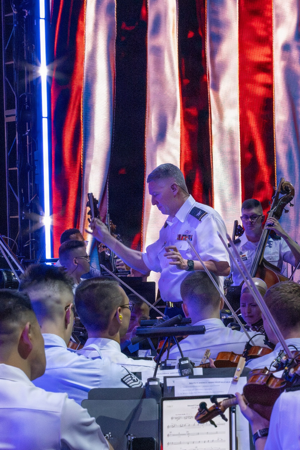 U.S. Military Joint Armed Forces Orchestra Performs at Salute to America