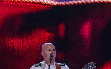 MSG Christopher Rettig Performs at Salute to America