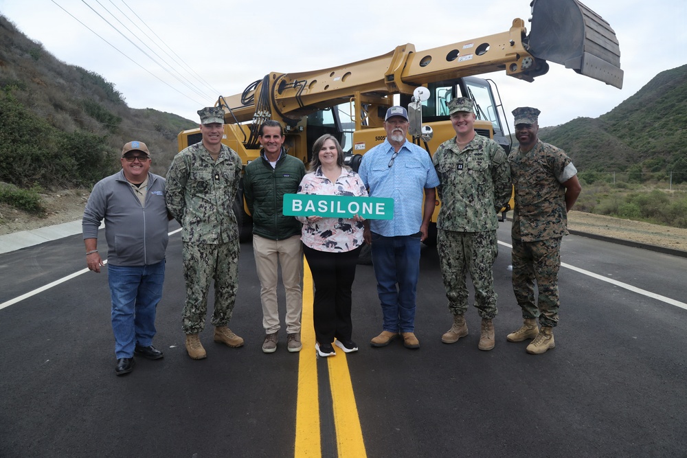 Ribbon-Cutting Ceremony Marks Completion of Basilone Road Remediation