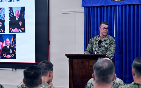 Rear Adm. Richard Lofgren speaks at 2026 National Supply Readiness Symposium