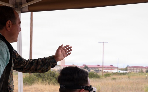 Senator Adam Schiff visits I Marine Expeditionary Force