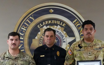 101st Airborne Soldiers Honored for Stopping Armed Suspect in Clarksville