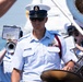 U.S. Coast Guard Band plays on Governor’s Island during Parade of Sail in New York