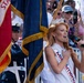 U.S. Coast Guard Band plays on Governor’s Island during Parade of Sail in New York