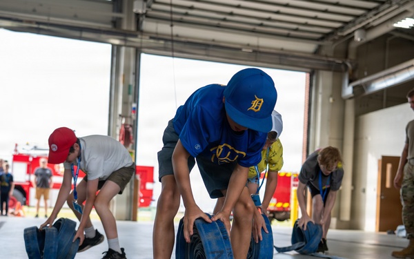 148th Fighter Wing Firefighters host a Starbase Tour