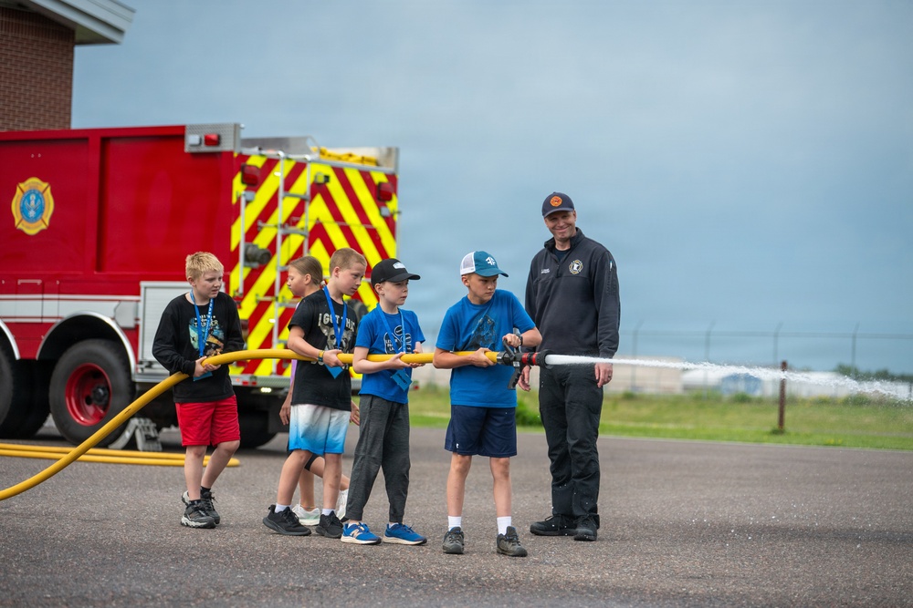 148th Fighter Wing Firefighters host a Starbase Tour