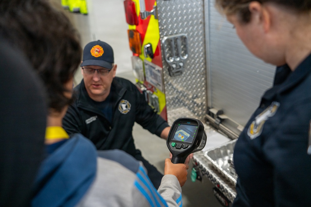 148th Fighter Wing Firefighters host a Starbase Tour