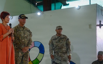 U.S. Army and Panamanian partners visit children from San Jose de Malamba Home