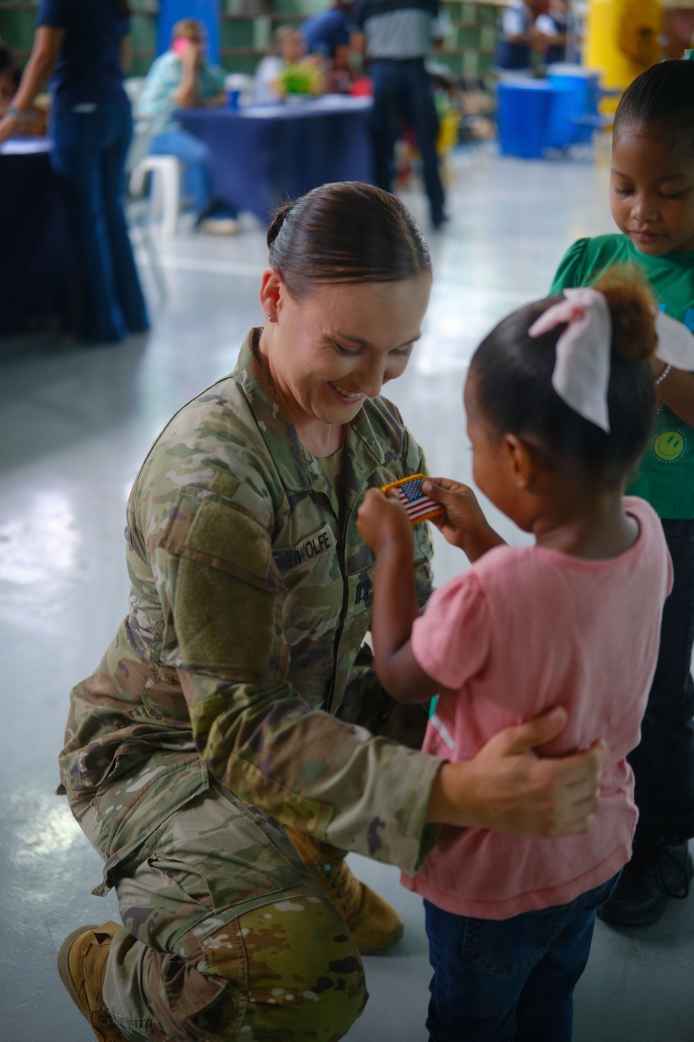 U.S. Army and Panamanian partners visit children from San Jose de Malamba Home