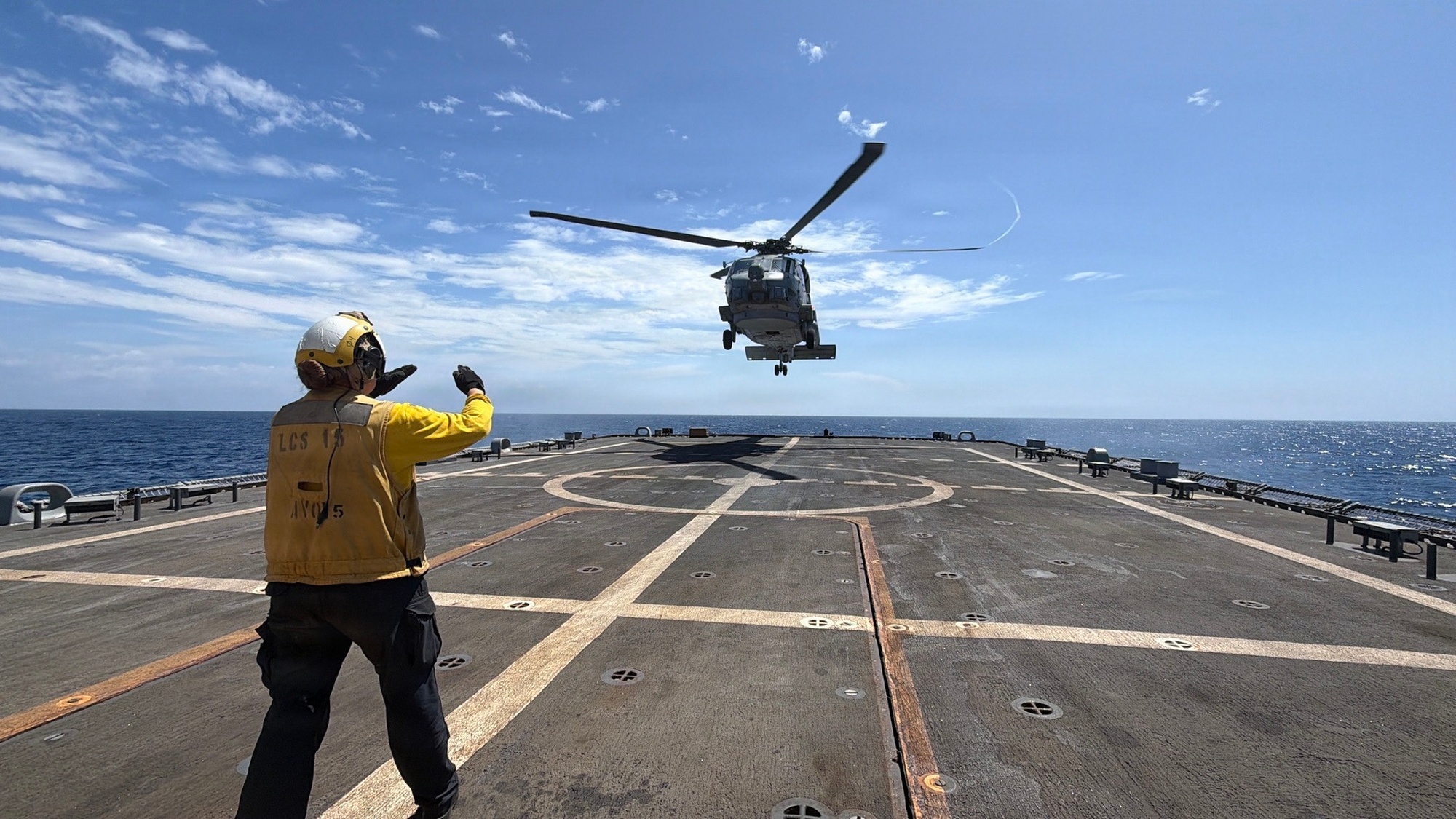 U.S. Navy Chopper Fires Hellfire Missiles to Disable Iran-Bound Cargo Ship Off Pakistan