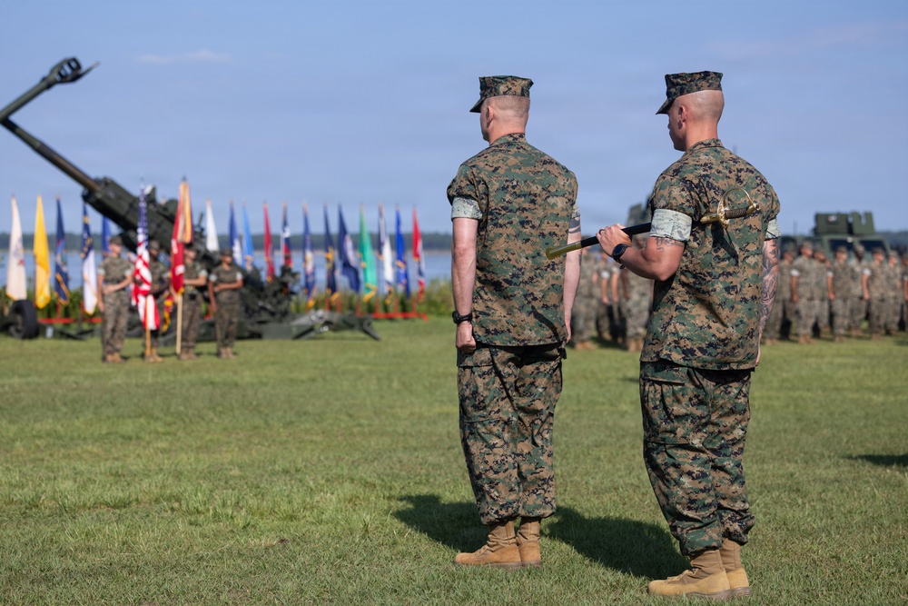 2nd Bn., 10th Marines Relief and Appointment Ceremony