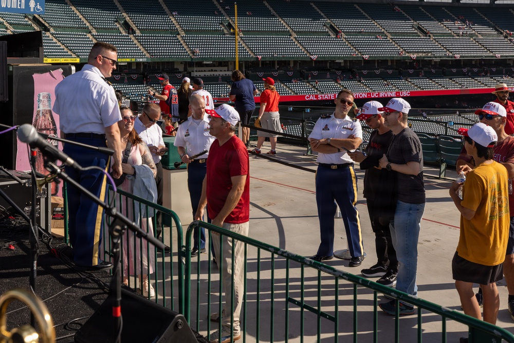 Jazz Ambassadors Perform at Angel Stadium During Fourth of July Weekend