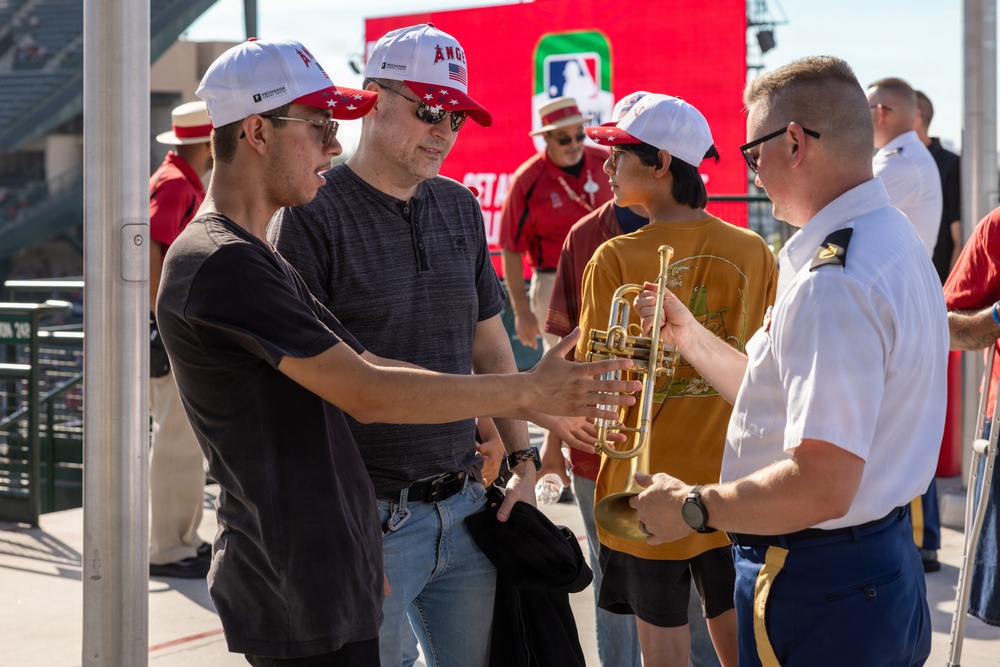 Jazz Ambassadors Perform at Angel Stadium During Fourth of July Weekend