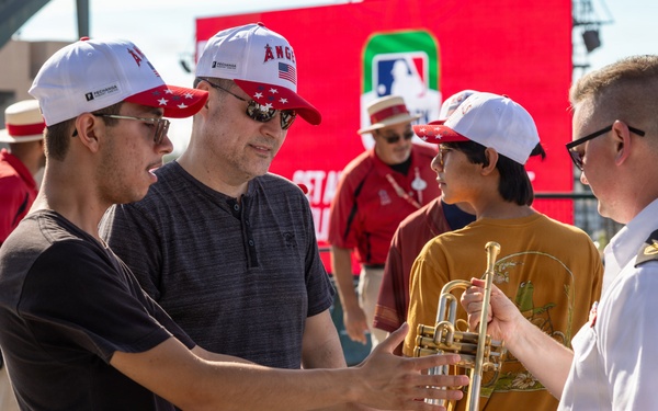 Jazz Ambassadors Perform at Angel Stadium During Fourth of July Weekend