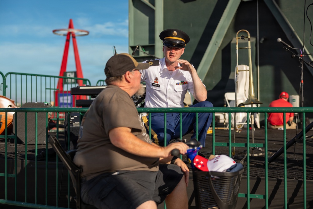 Jazz Ambassadors Perform at Angel Stadium During Fourth of July Weekend
