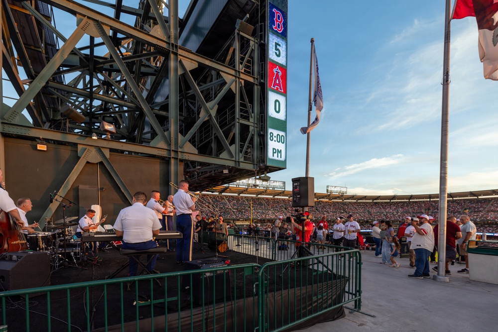 Jazz Ambassadors Perform at Angel Stadium During Fourth of July Weekend