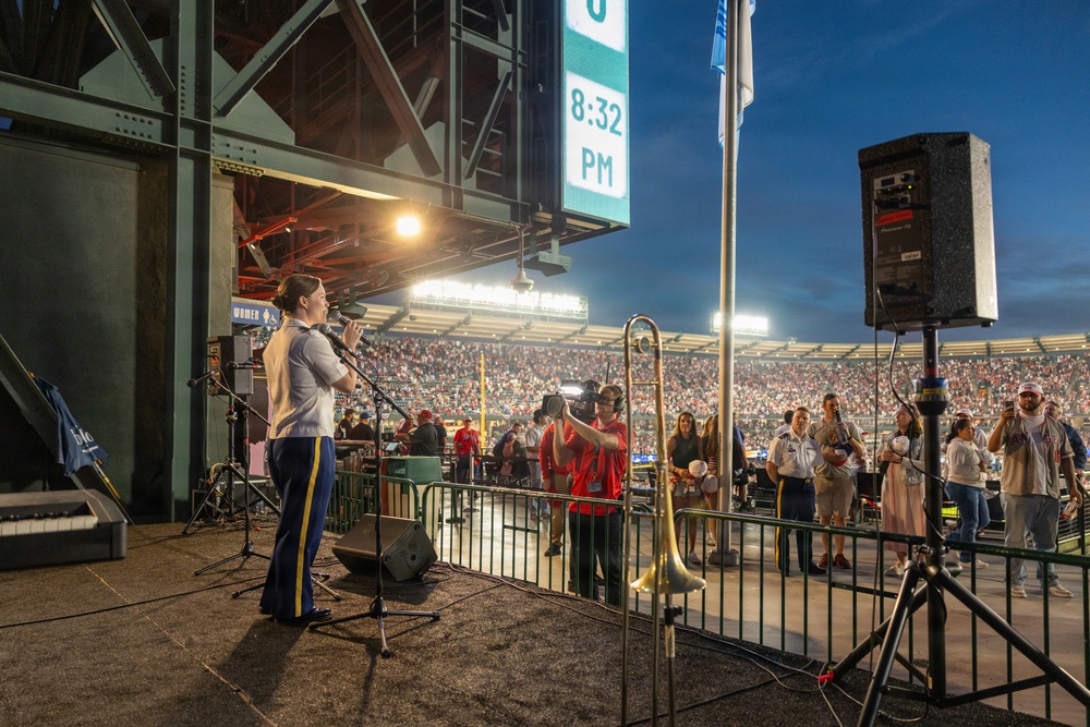 Jazz Ambassadors Perform at Angel Stadium During Fourth of July Weekend