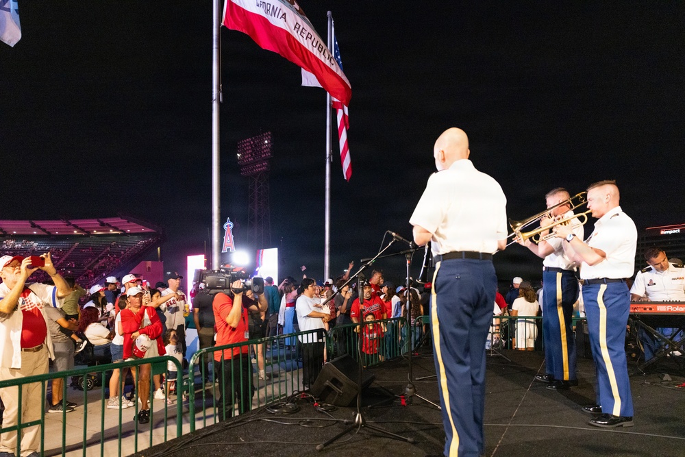 Jazz Ambassadors Perform at Angel Stadium During Fourth of July Weekend