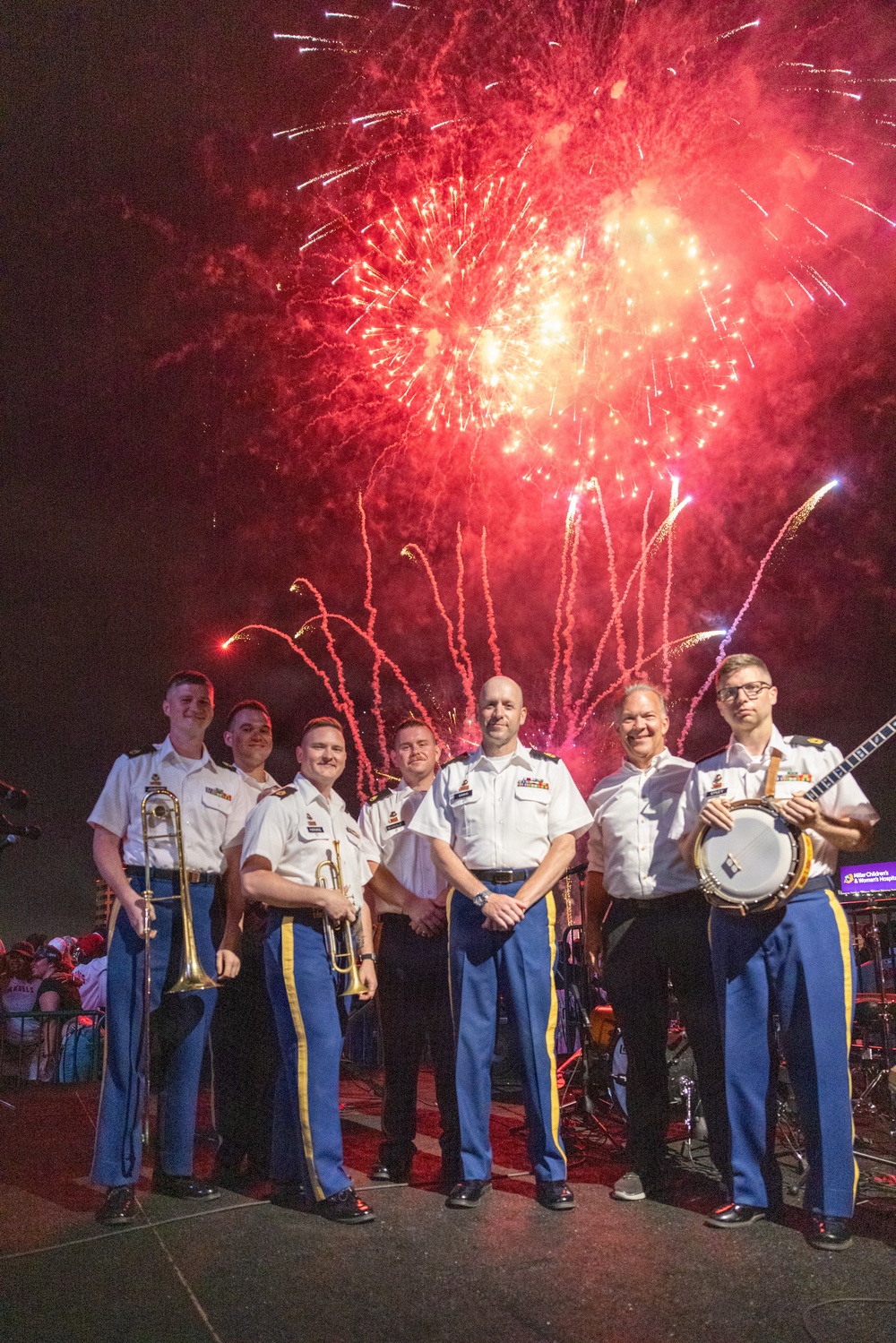 Jazz Ambassadors Perform at Angel Stadium During Fourth of July Weekend