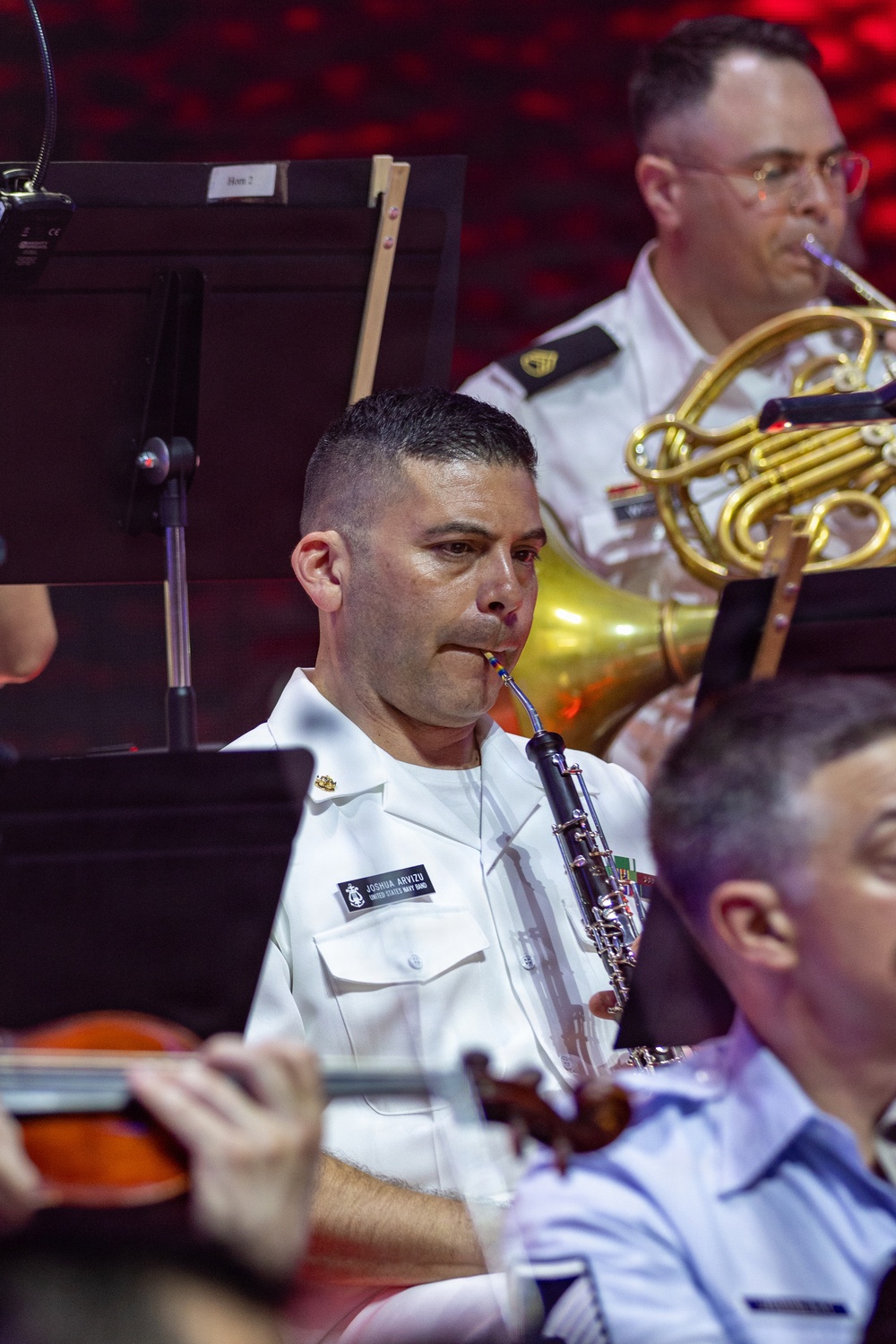 Chief Musician Joshua Arvizu Performs at Salute to America