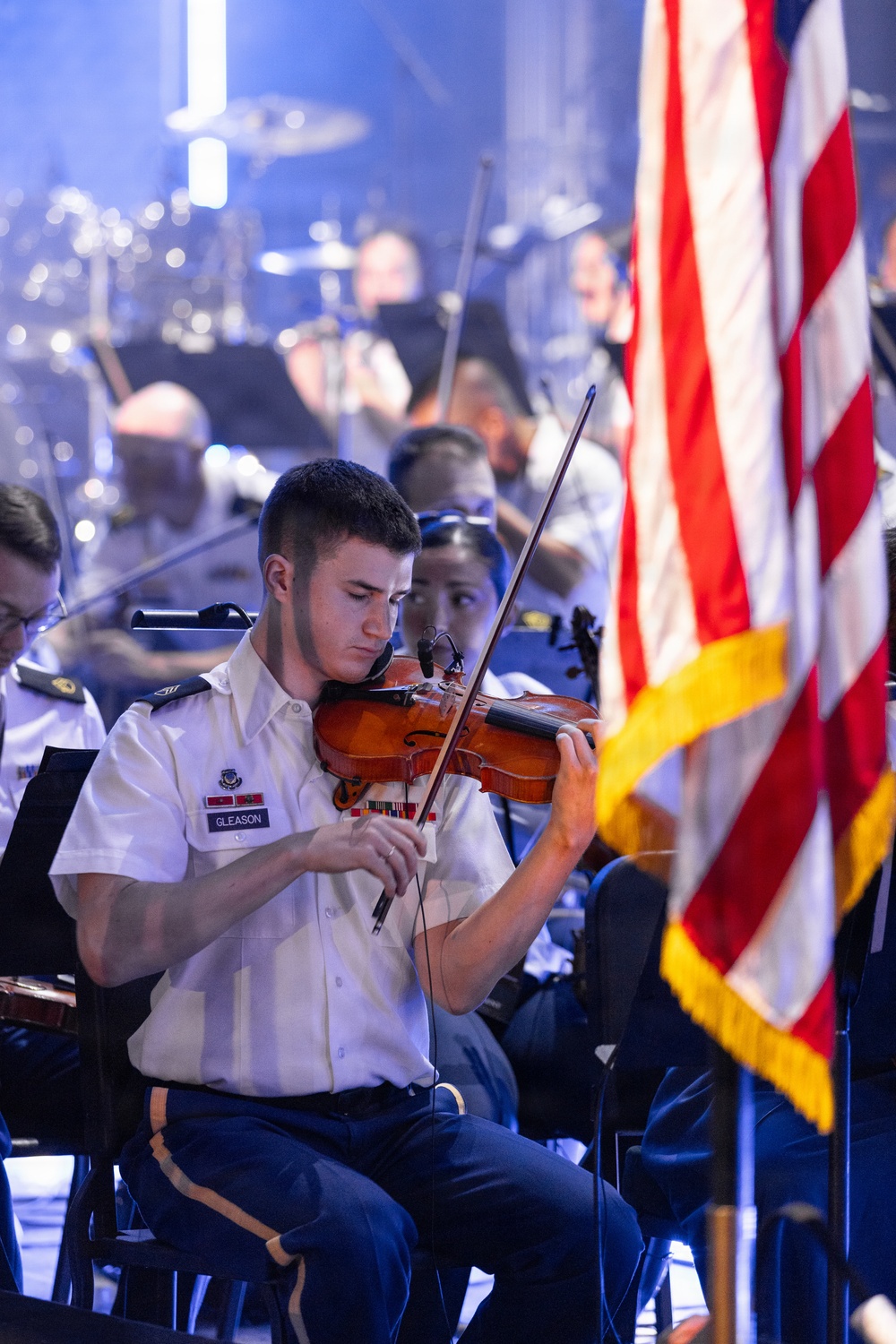 SSG Charles Gleason Performs at Salute to America