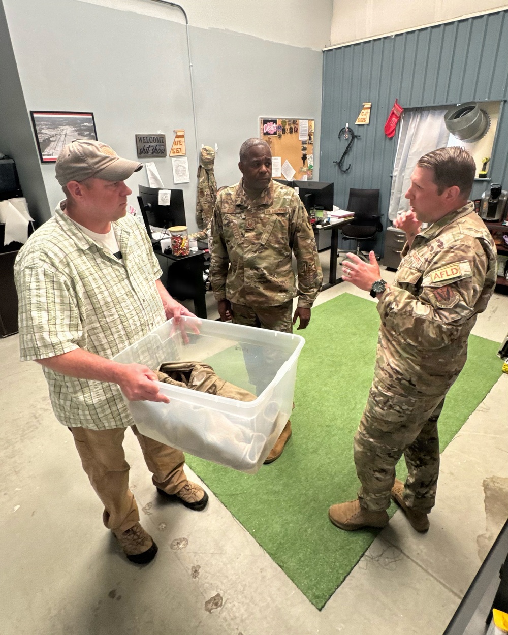 Airfield Management and USDA Rescue Injured Kestrel at the 104th Fighter Wing