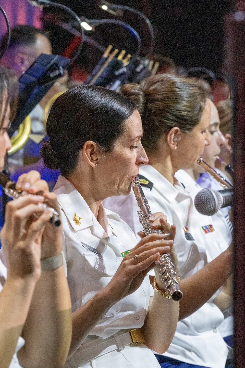 Musician 1st Class Brittany Marod Performs at Salute to America