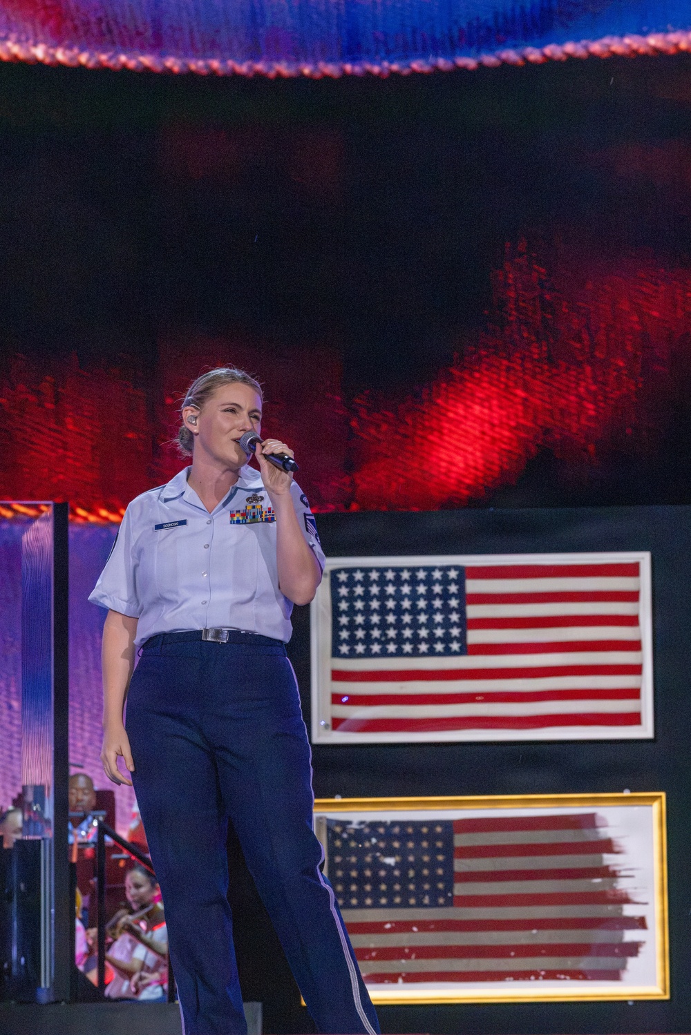 Master Sgt. Nadia Sosnoski Performs at Salute to America