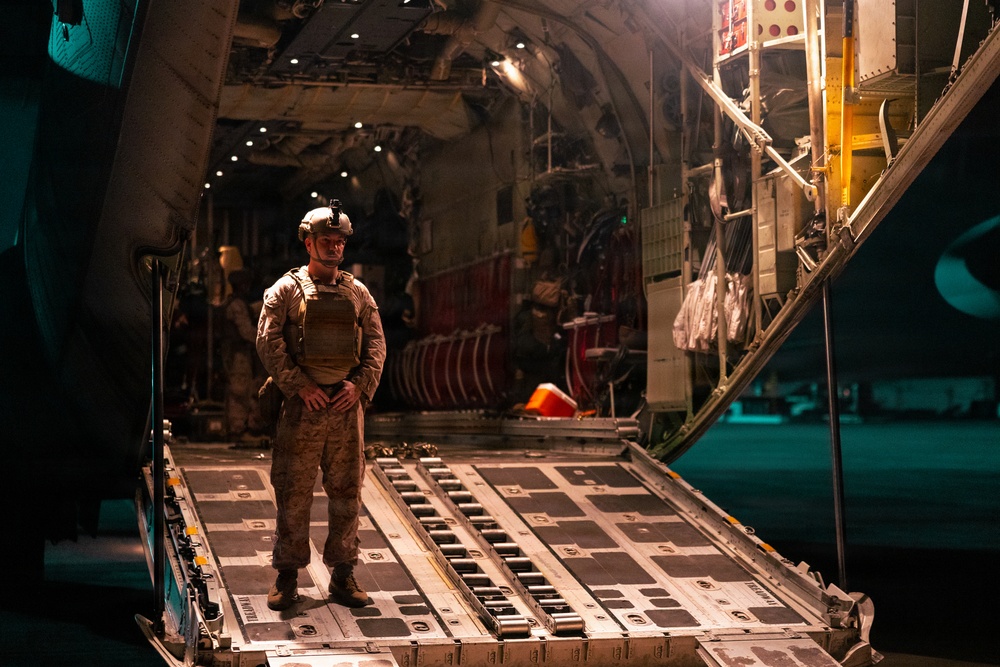 U.S. Marines conduct a HIRAIN training exercise