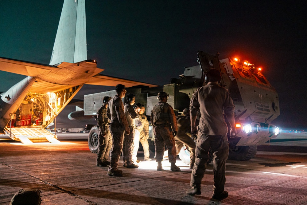 U.S. Marines conduct a HIRAIN training exercise