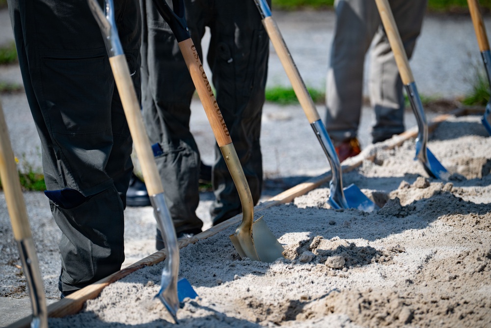 Coast Guard breaks ground on new runway at Base Elizabeth City