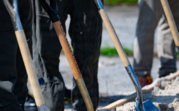 Coast Guard breaks ground on new runway at Base Elizabeth City