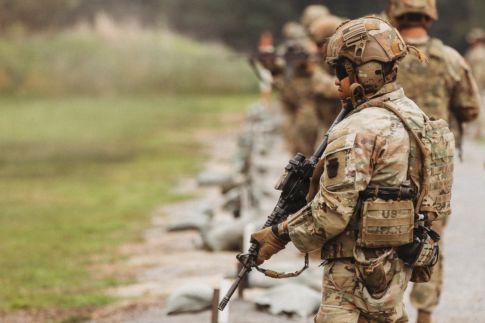 1-112th Infantry urban rifle marksmanship