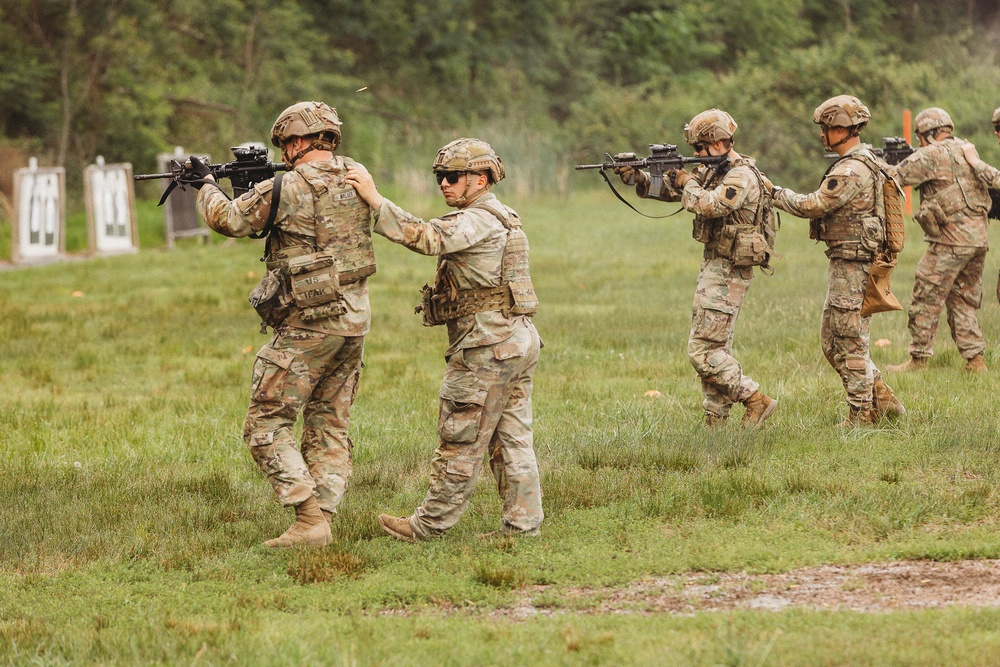 1-112th Infantry urban rifle marksmanship