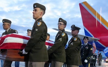 Dignified Arrival Ceremony for Pvt. 1st Class James Heigh