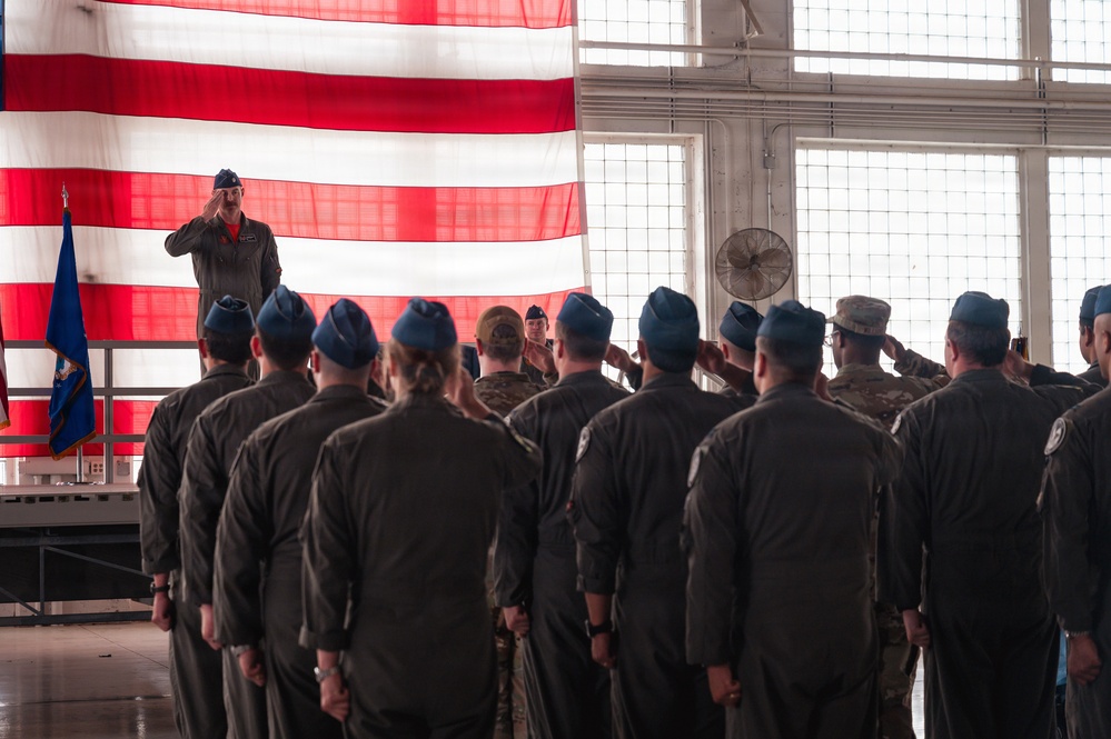 391st FS Change of Command
