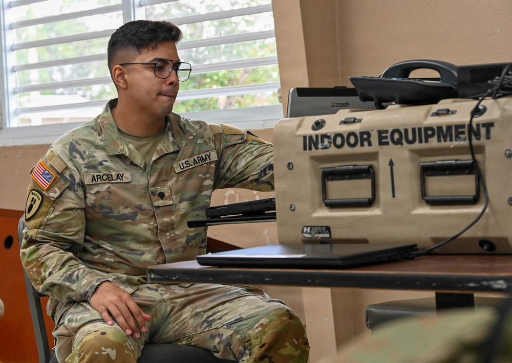 101st TC VSAT training