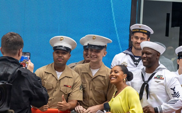 U.S. Sailors and Marines Attend the Today Show