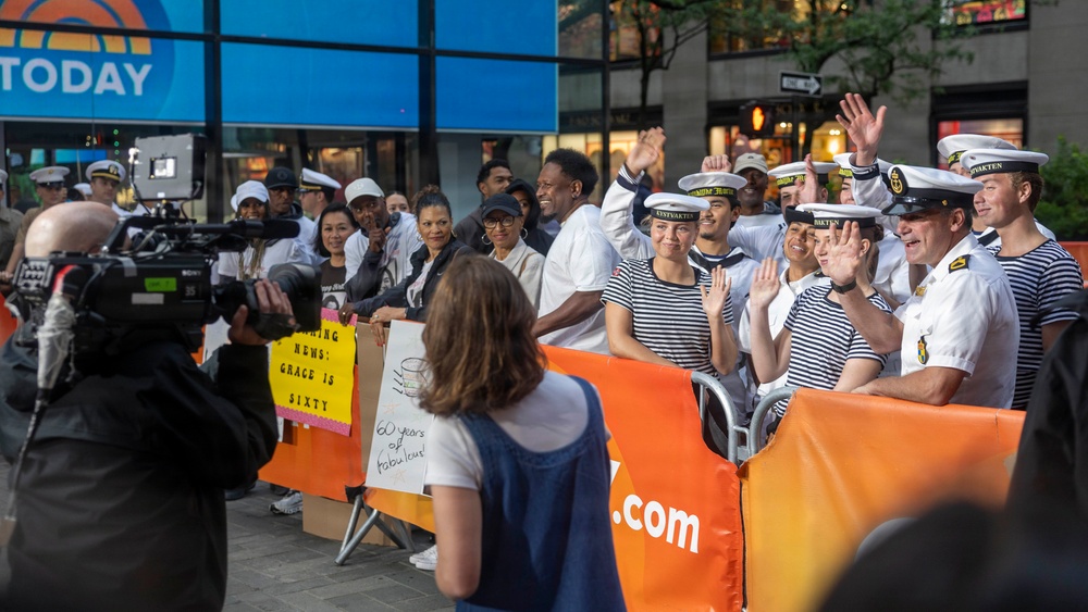 U.S. Sailors and Marines Attend the Today Show