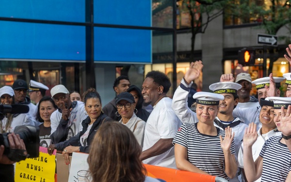 U.S. Sailors and Marines Attend the Today Show