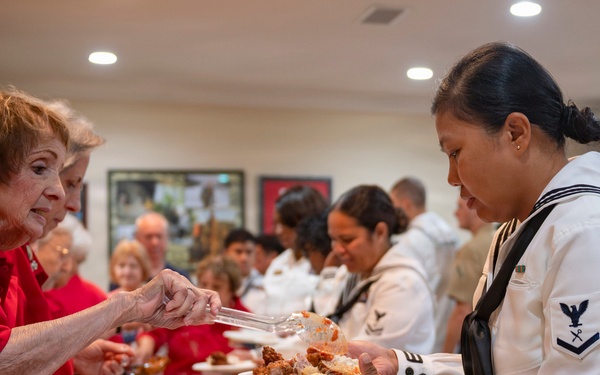 U.S. Sailors and Marines Participate in VFW Community Event