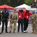 Chief Warrant Officer 5 Bernard Aguon Conducts a DC Safe and Beautiful Circulation around Smithsonian Metro Station