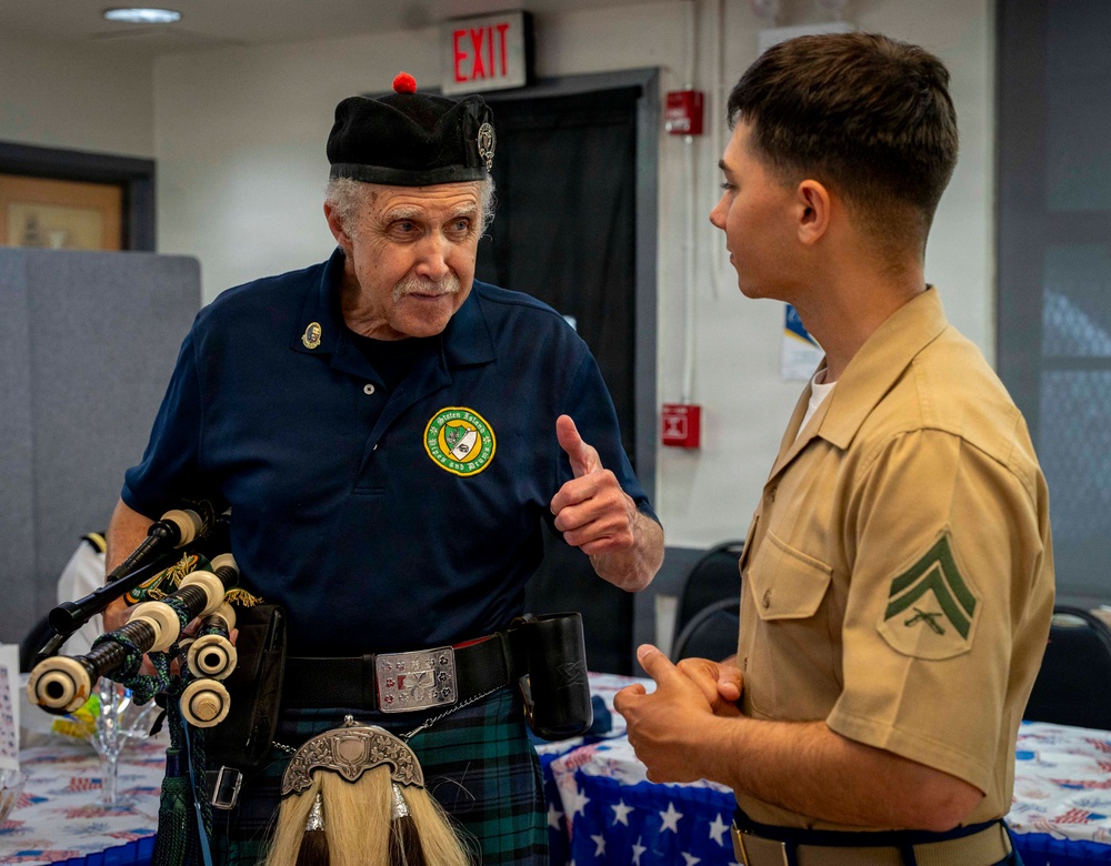 U.S. Sailors and Marines visit Todt Hill Friendship Club